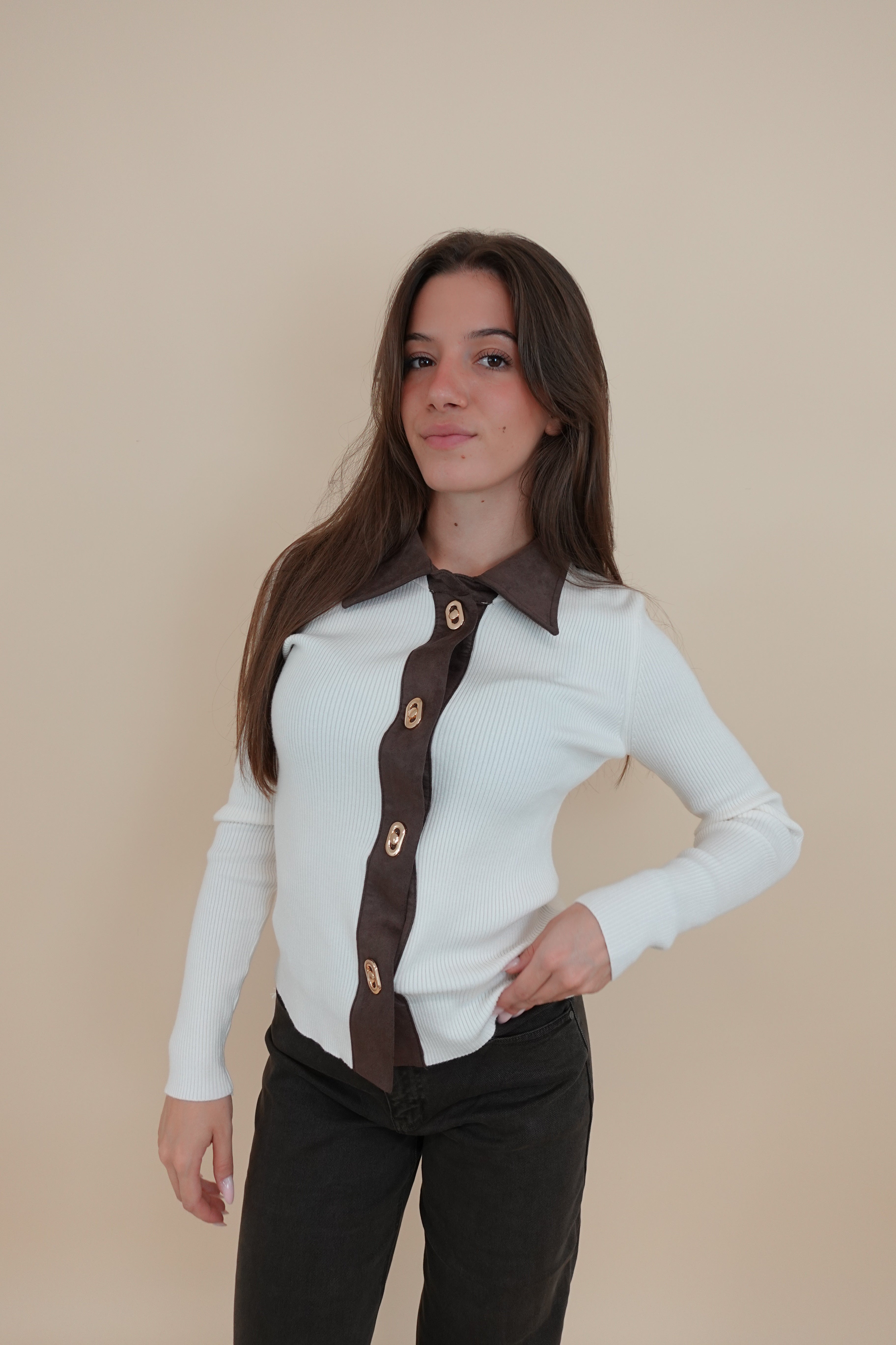 Maglia Alice beige