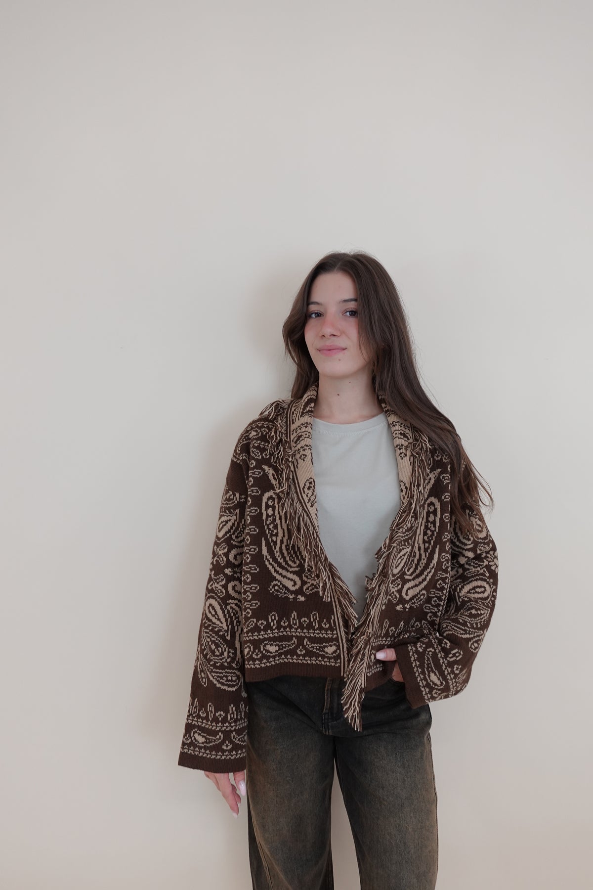 Cardigan Ortisei Marrone