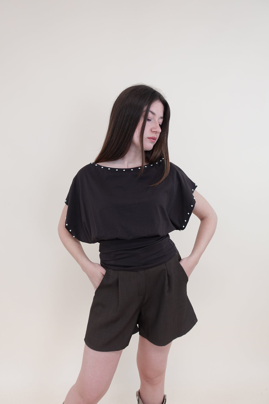 Shorts Ale Marrone