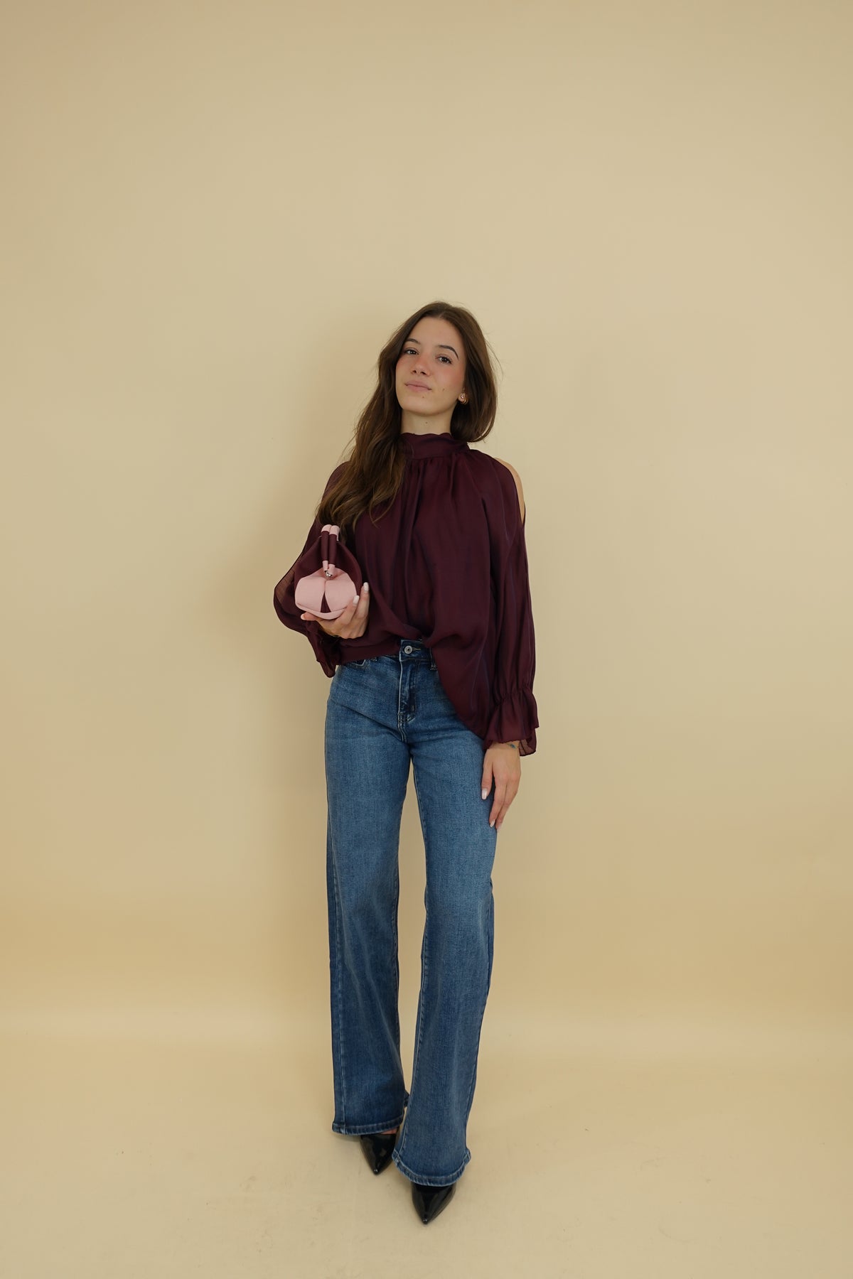 Camicia Camilla Bordeaux