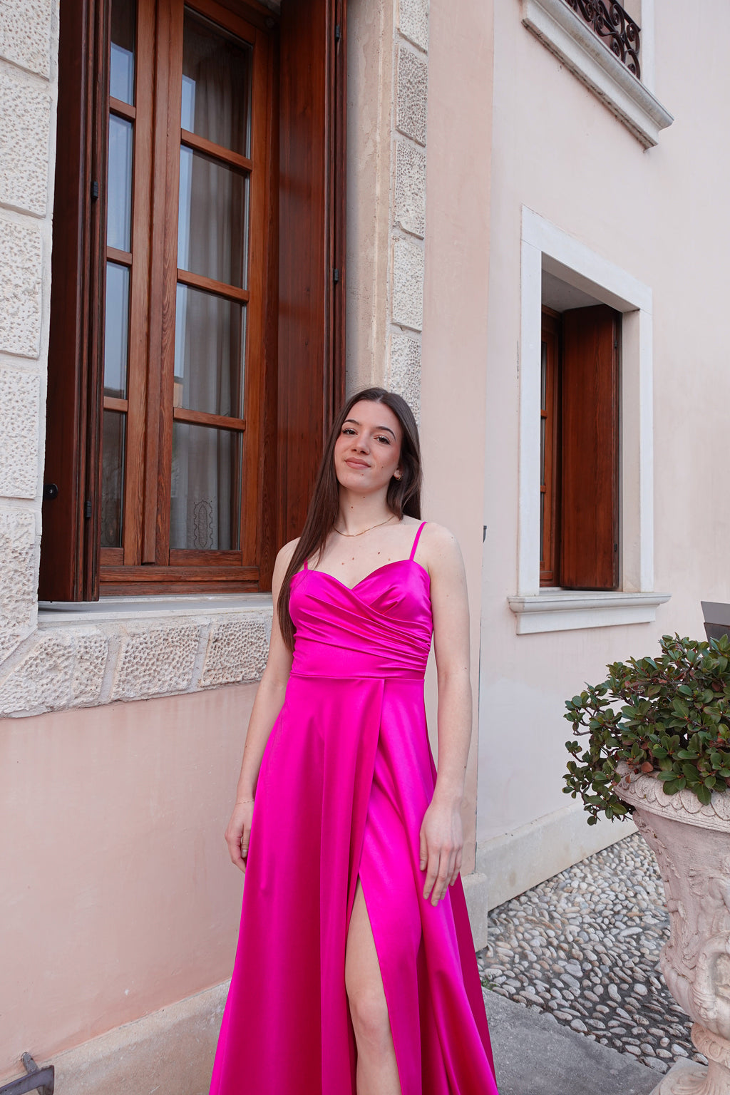 Abito Silvia Fucsia