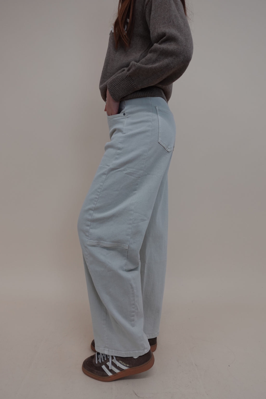 Jeans Balloon Beige
