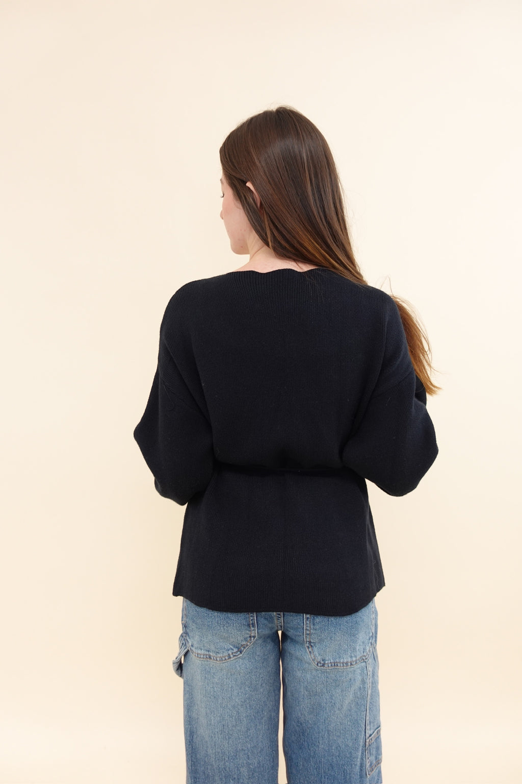 Cardigan Kimono Nero