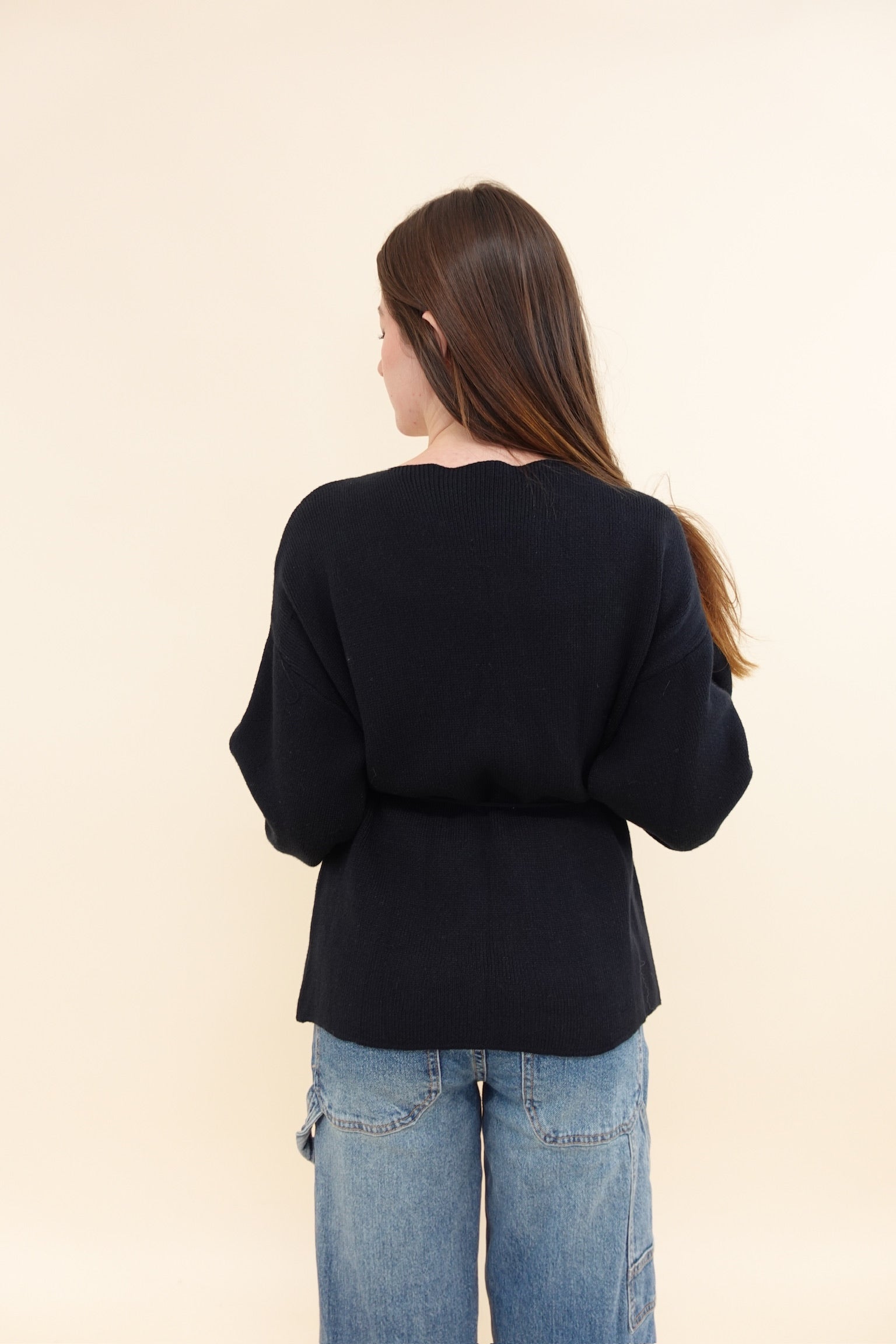 Cardigan Kimono Nero