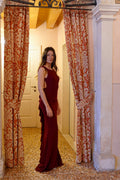 Abito Fiocco Bordeaux