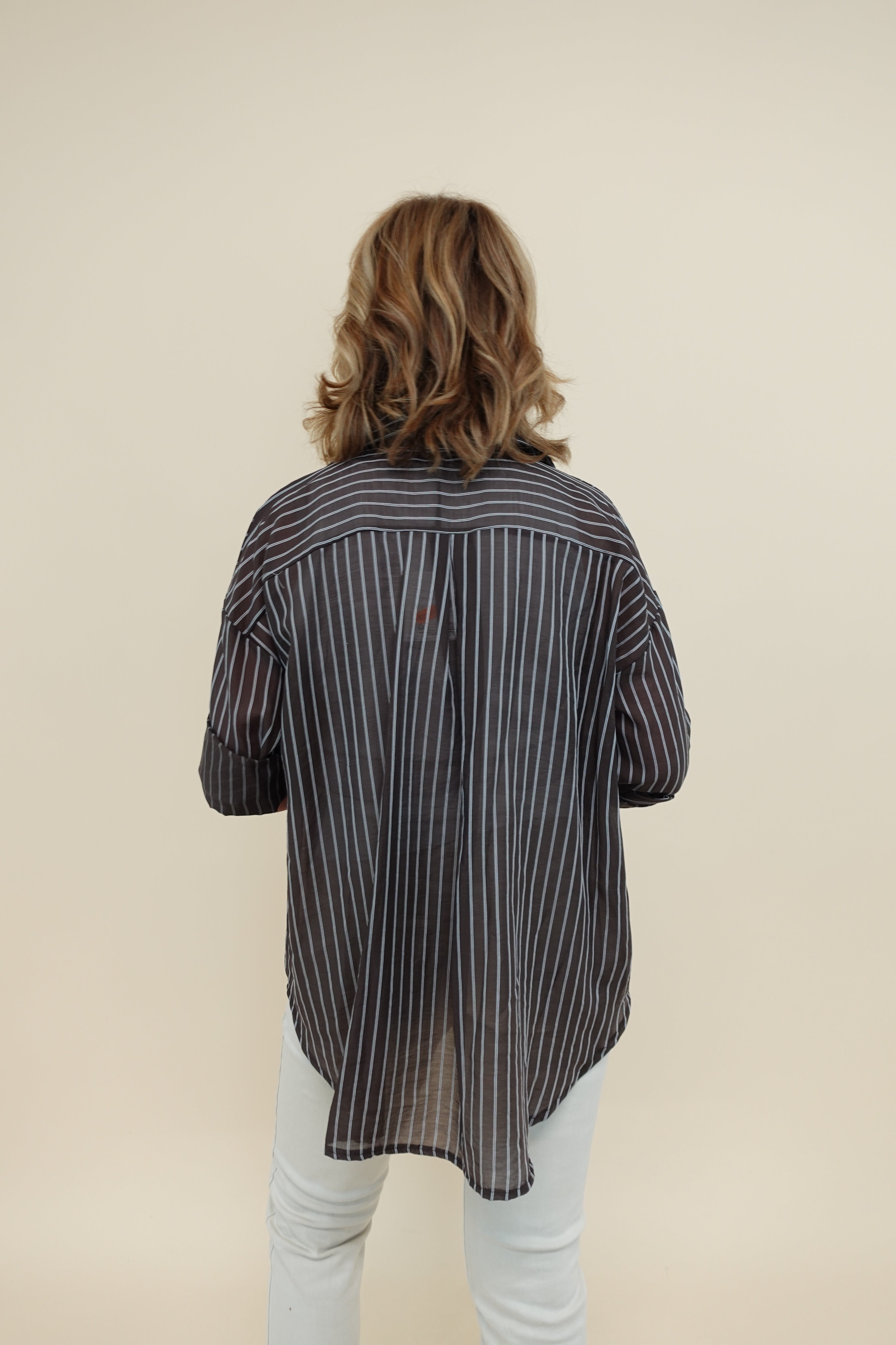 Camicia Summer Line Marrone