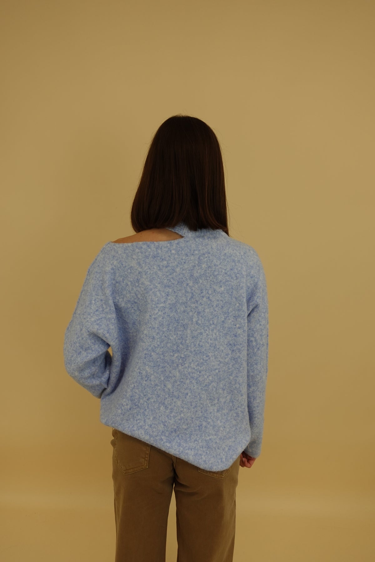 Maglione Cut Azzurro