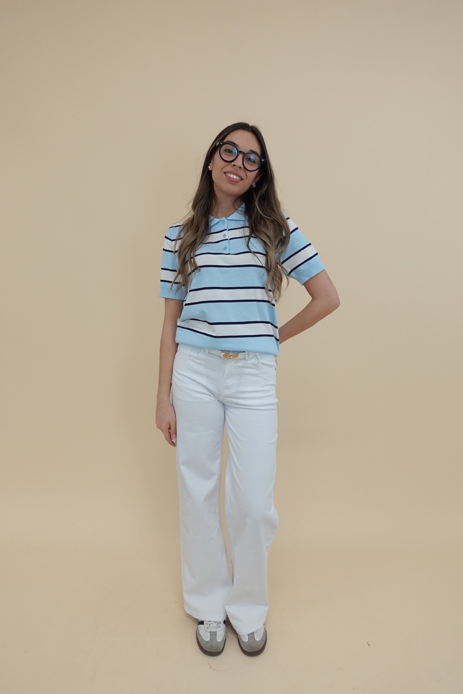 Jeans Palazzo Bianco