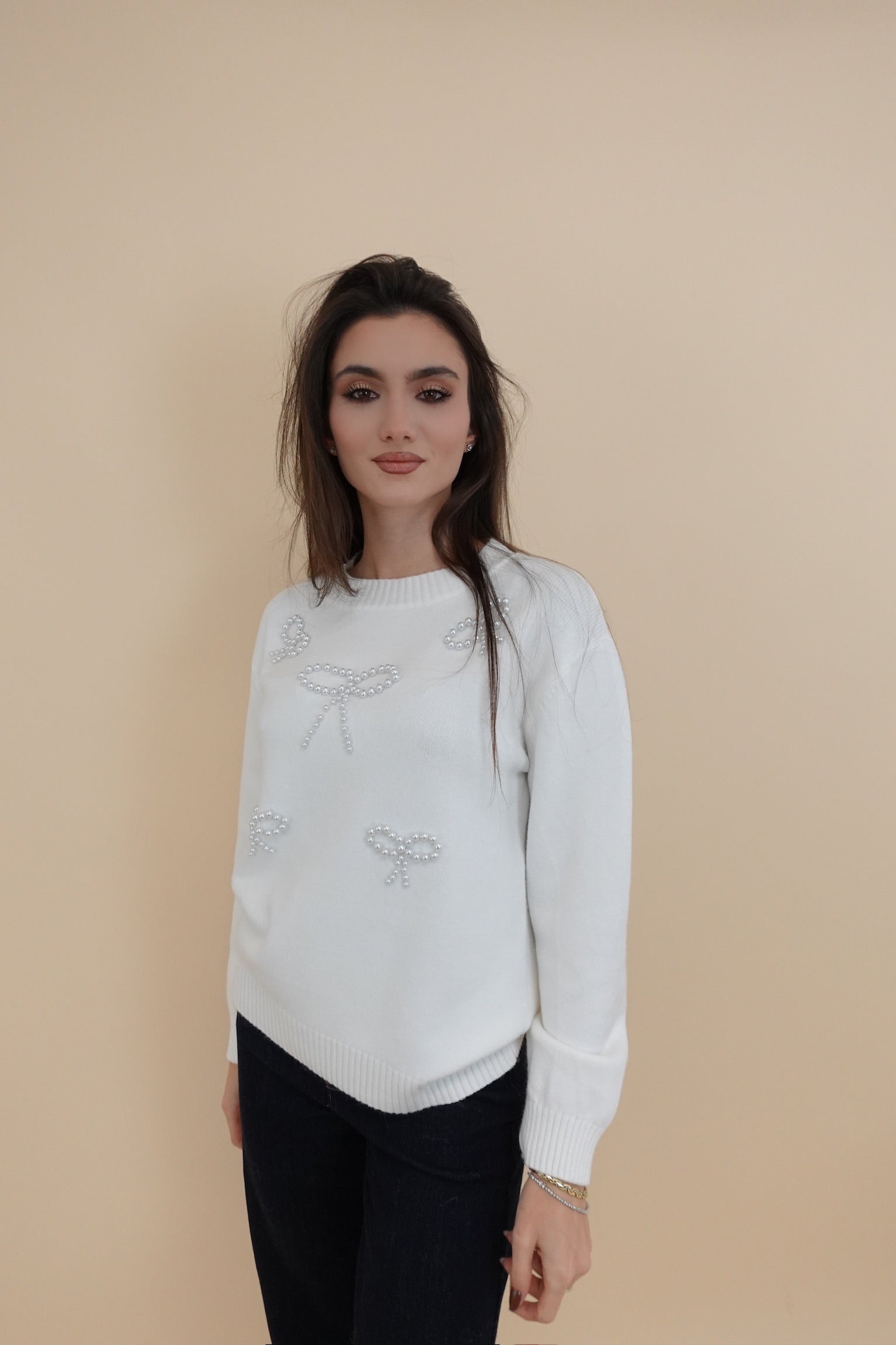 Maglione Grazia Bianco