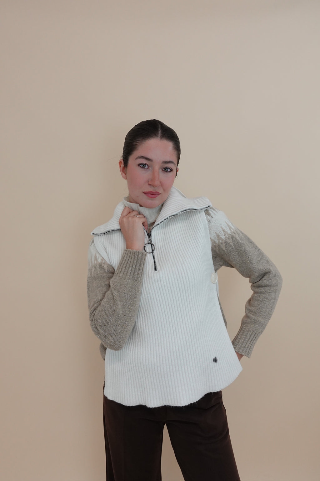 Gilet Mountain Panna