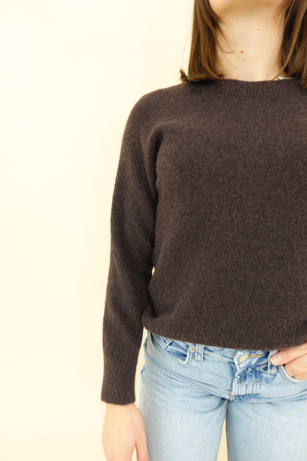 Maglione Valeria Marrone