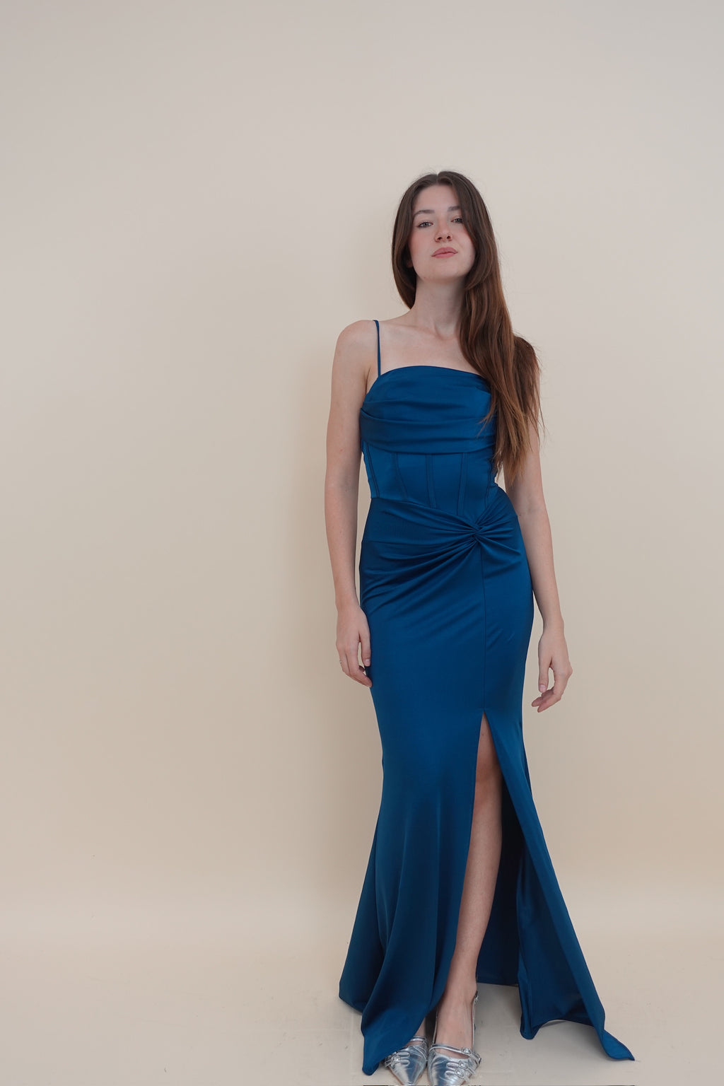 Abito Aurora Petrolio