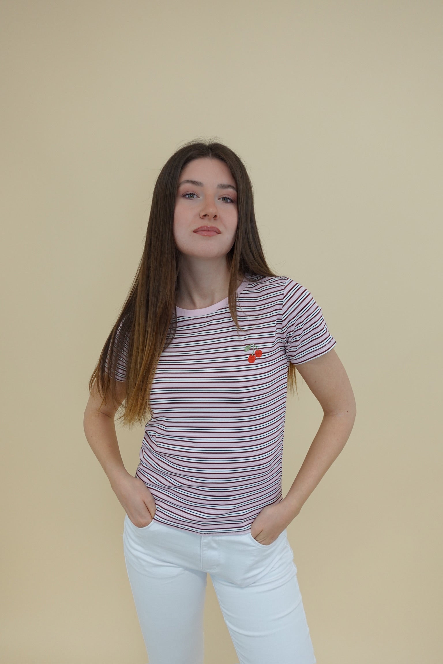 T- Shirt Cherry Rosa