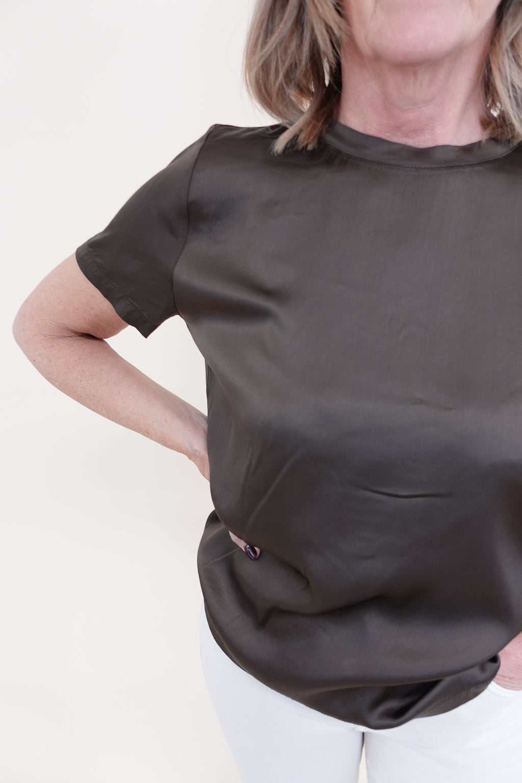 Maglia Satin Marrone