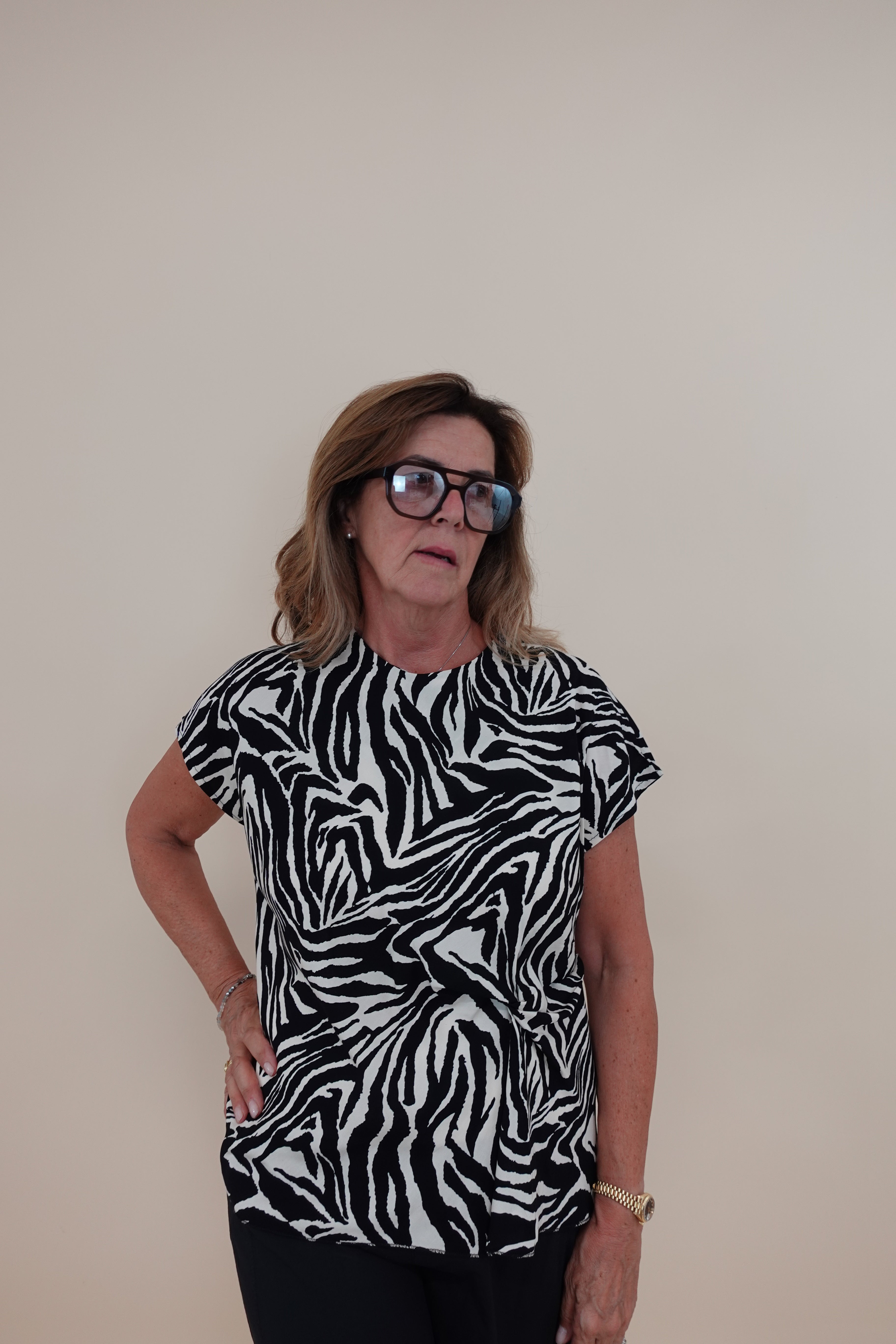 Camicia Nodo Zebrata