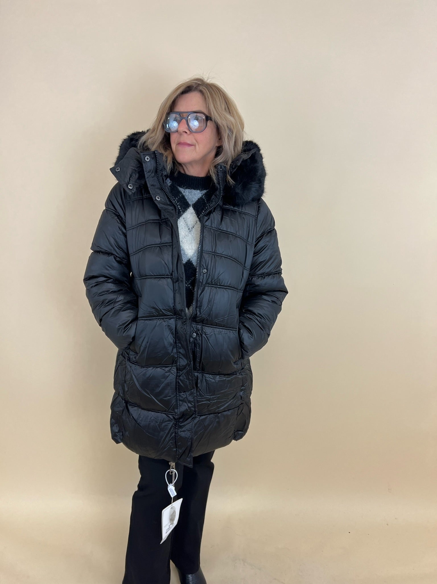 Piumino Lucrezia Nero