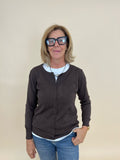 Cardigan Easy Big Marrone