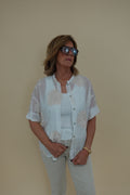Camicia Flower Bianca