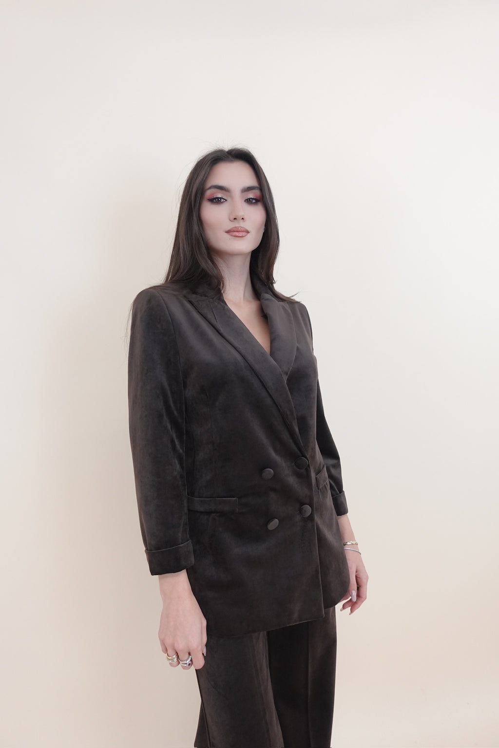 Giacca Velluto Marrone