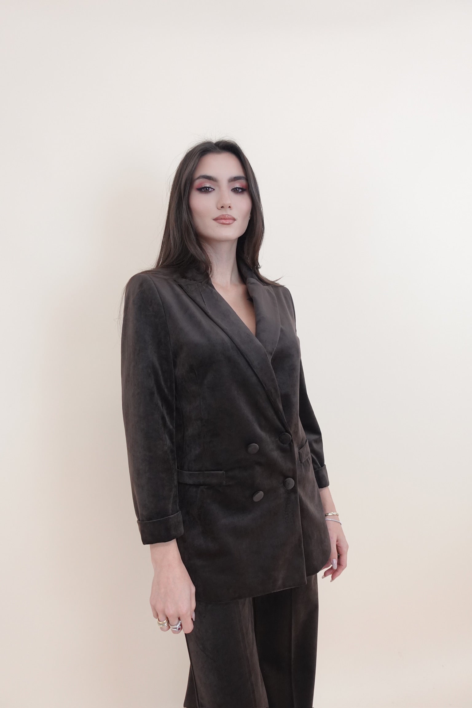 Giacca Velluto Marrone