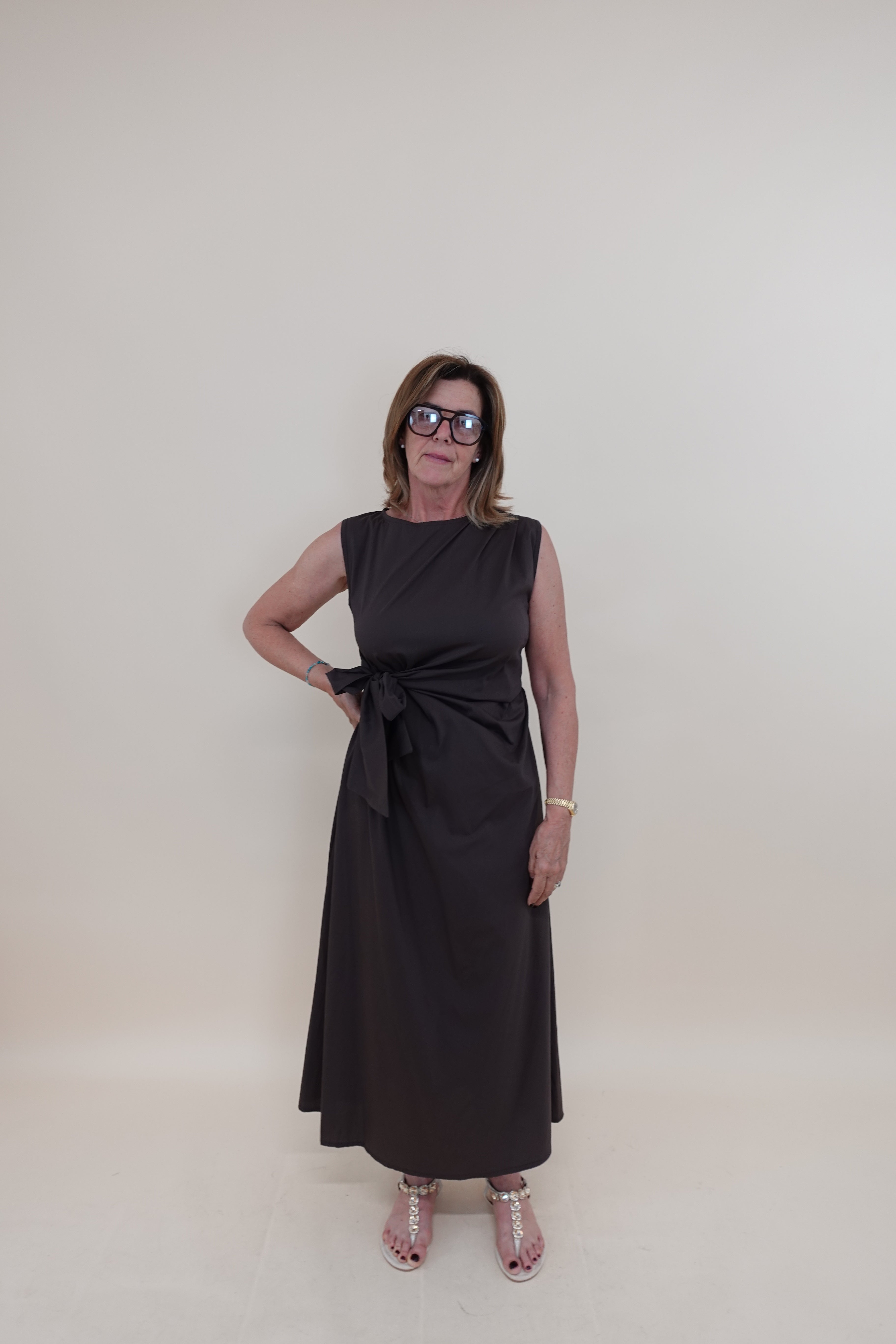 Abito Sabrina Marrone