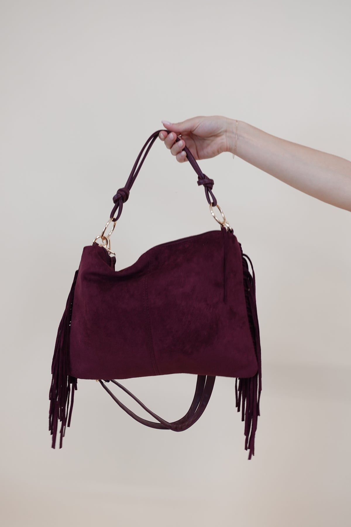 Borsa Everyday Frange Bordeaux