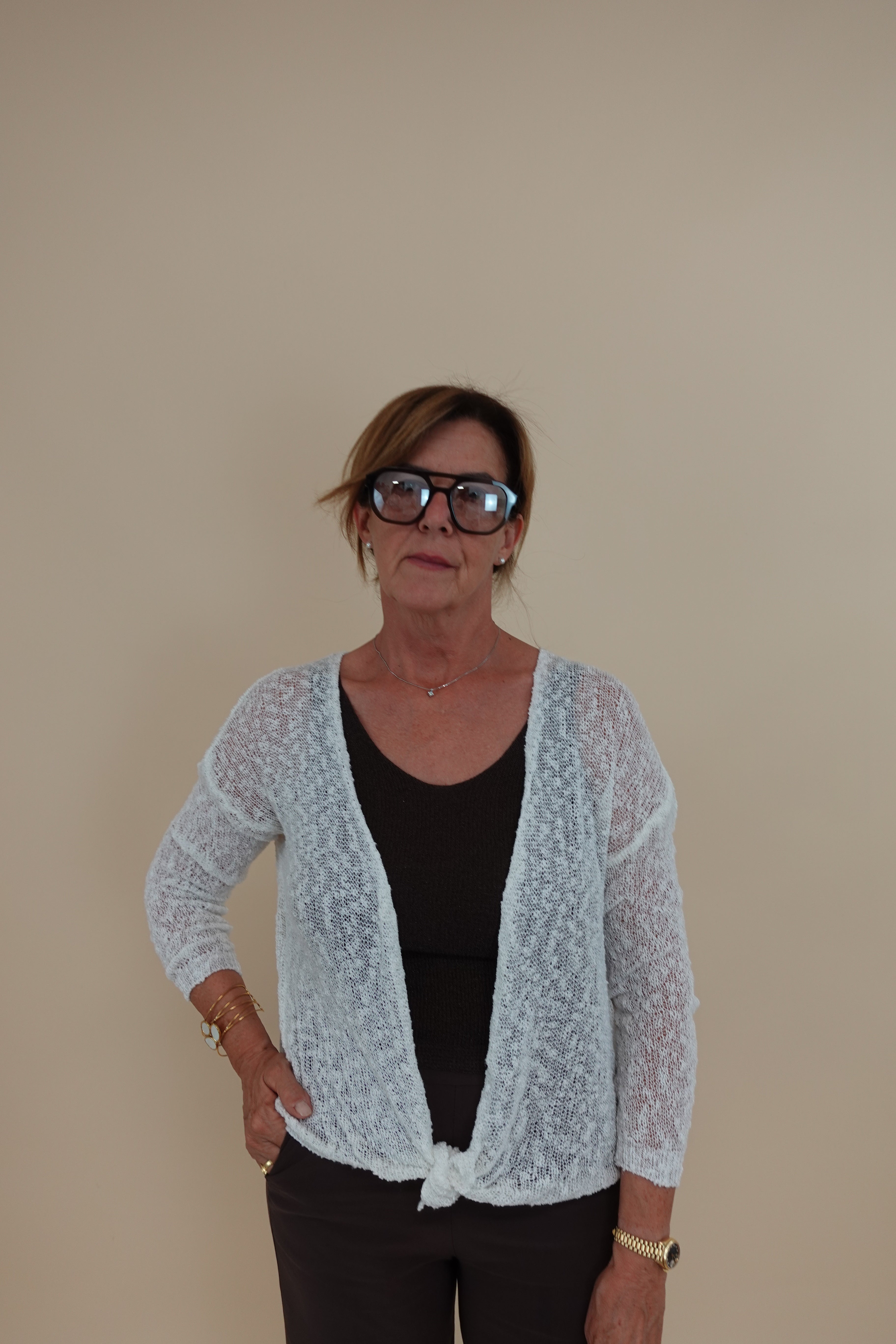 Cardigan Canazei Bianco