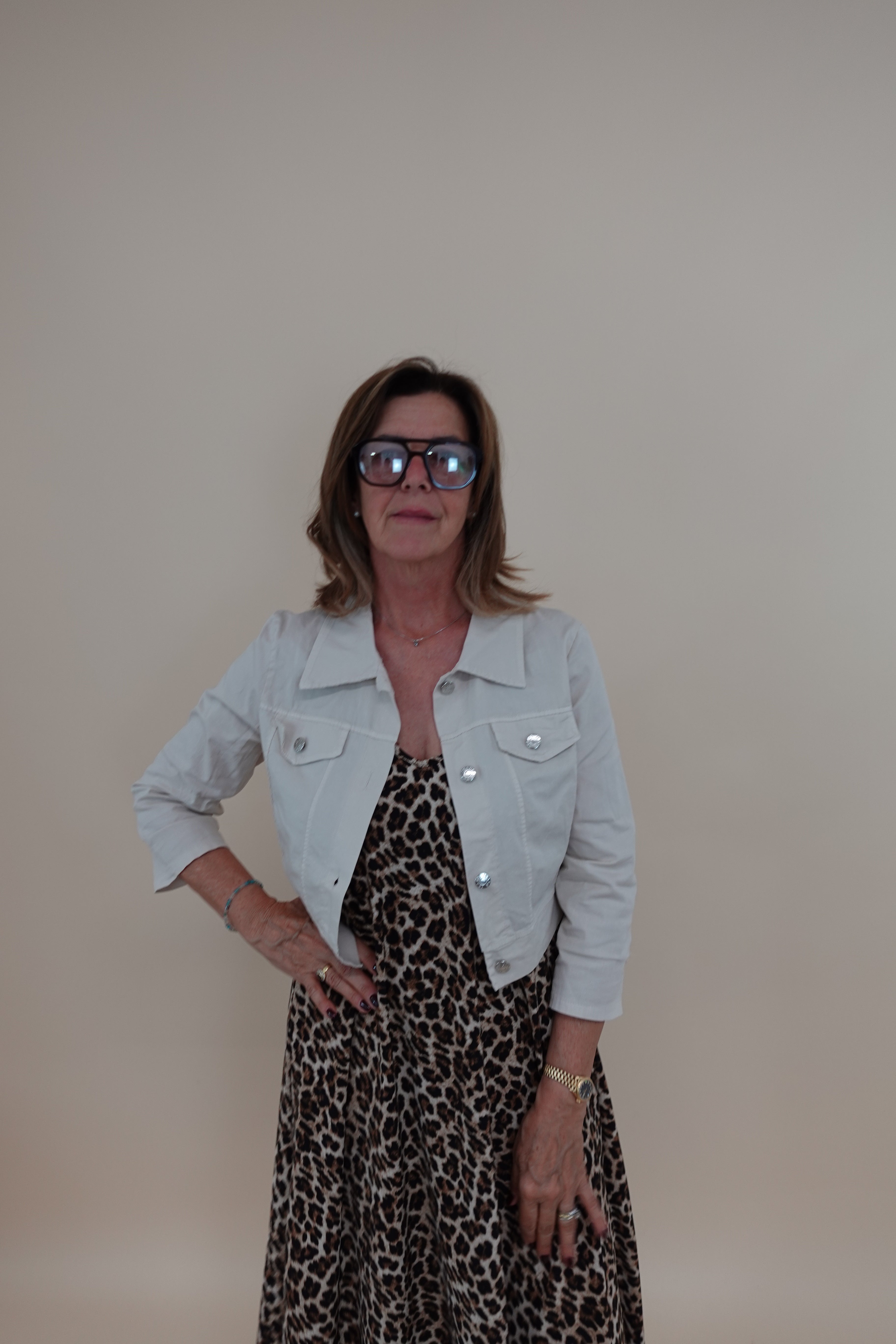 Giacca Crop Beige