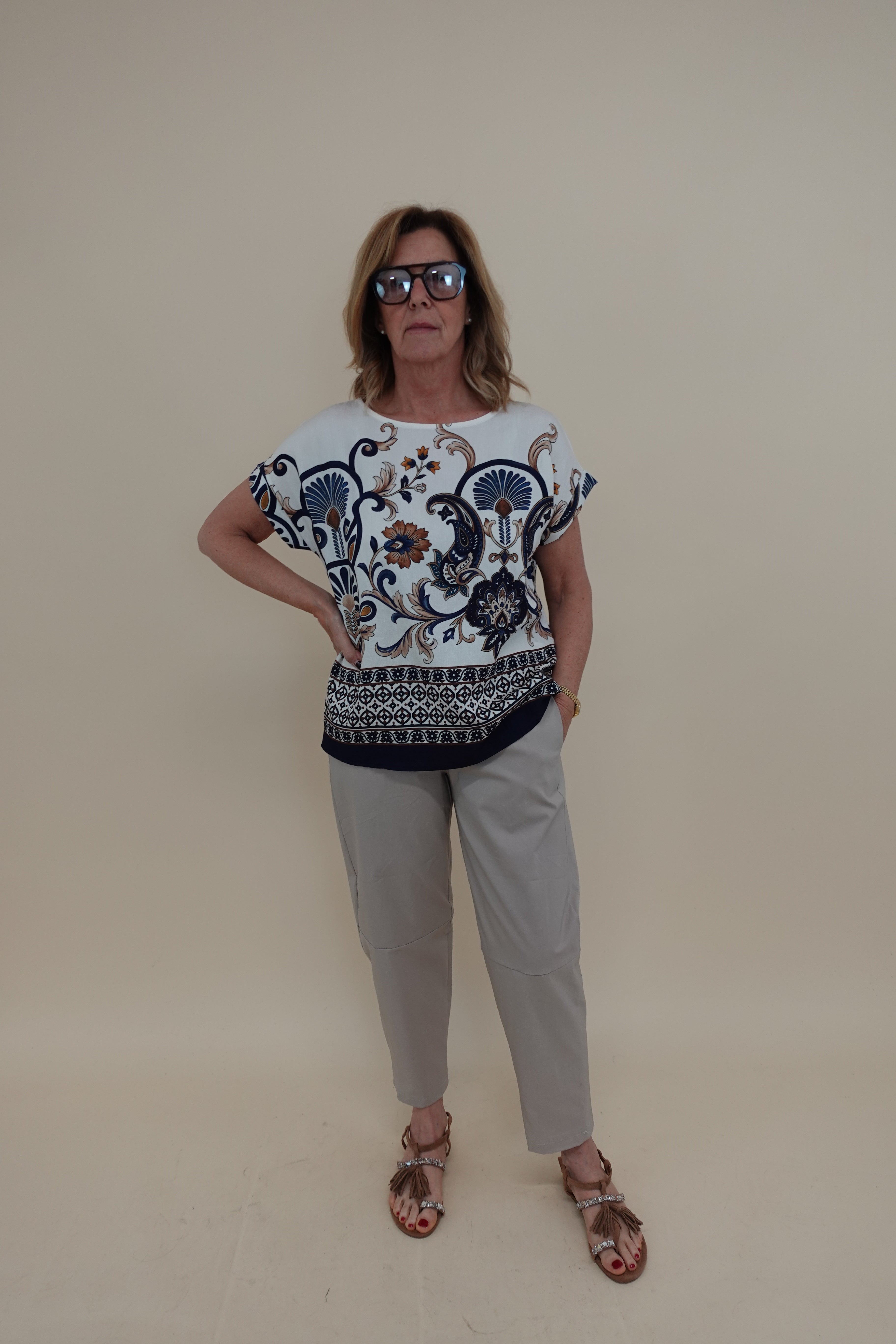 Pantalone Caterina Beige