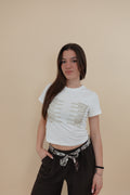T-shirt Gold Bianca