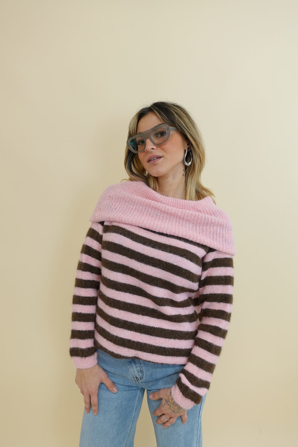 Maglione Lucrezia Rosa