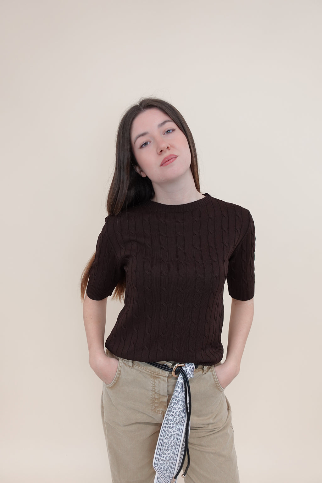 Maglioncino Chiara Marrone