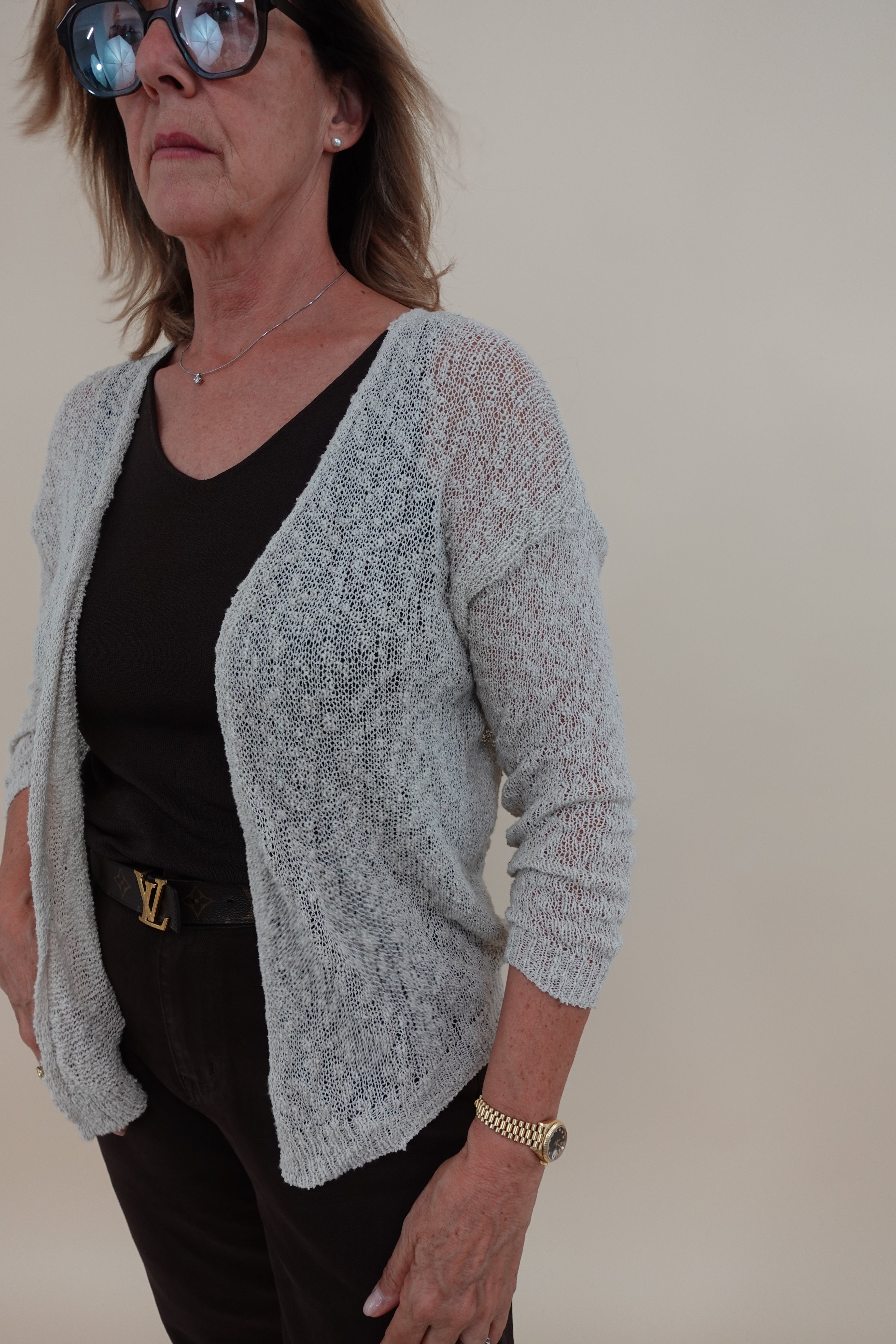 Cardigan canazei beige