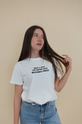 T-shirt Vado a Letto Nera