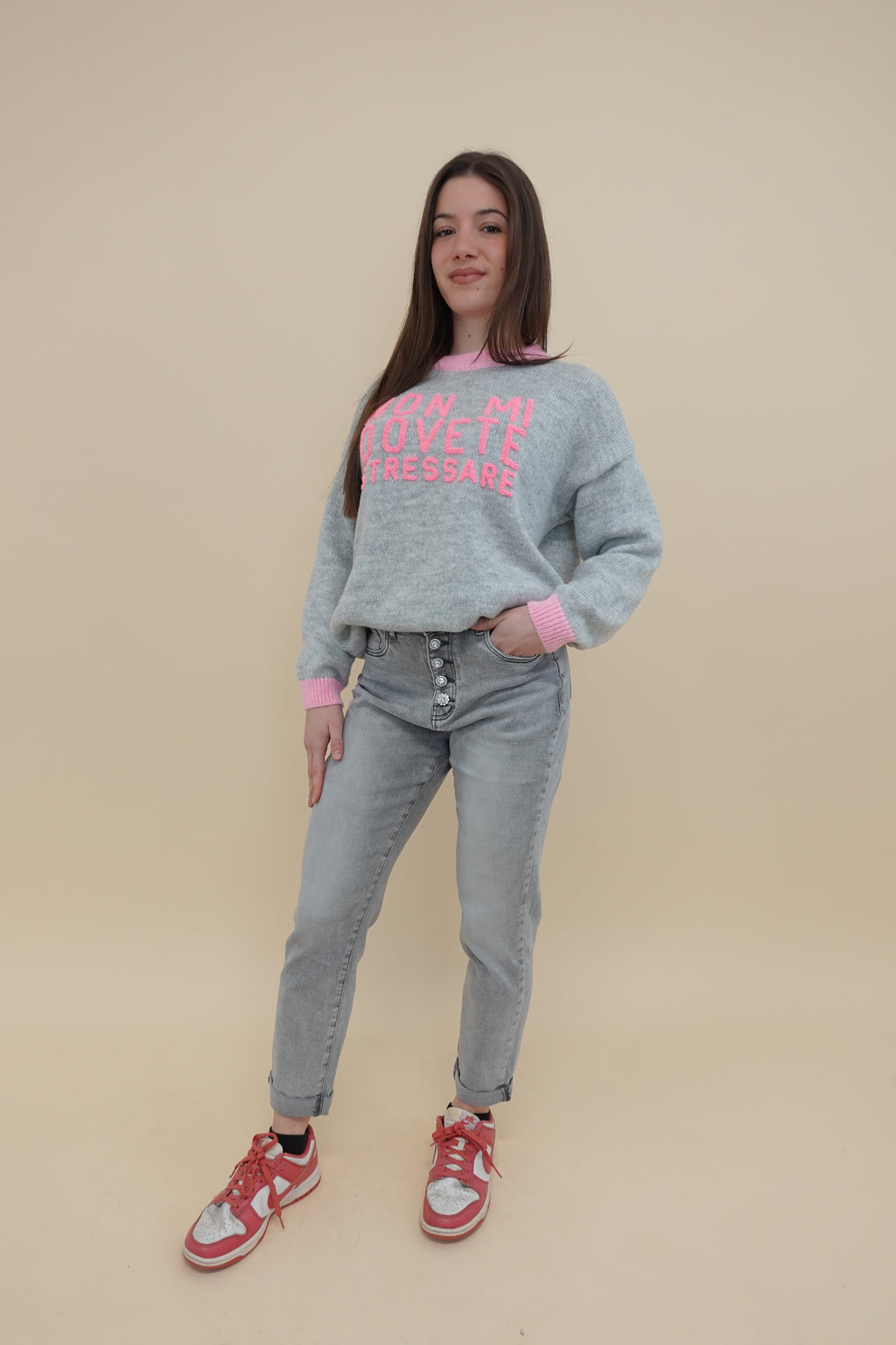 Jeans Gioiello Grigio