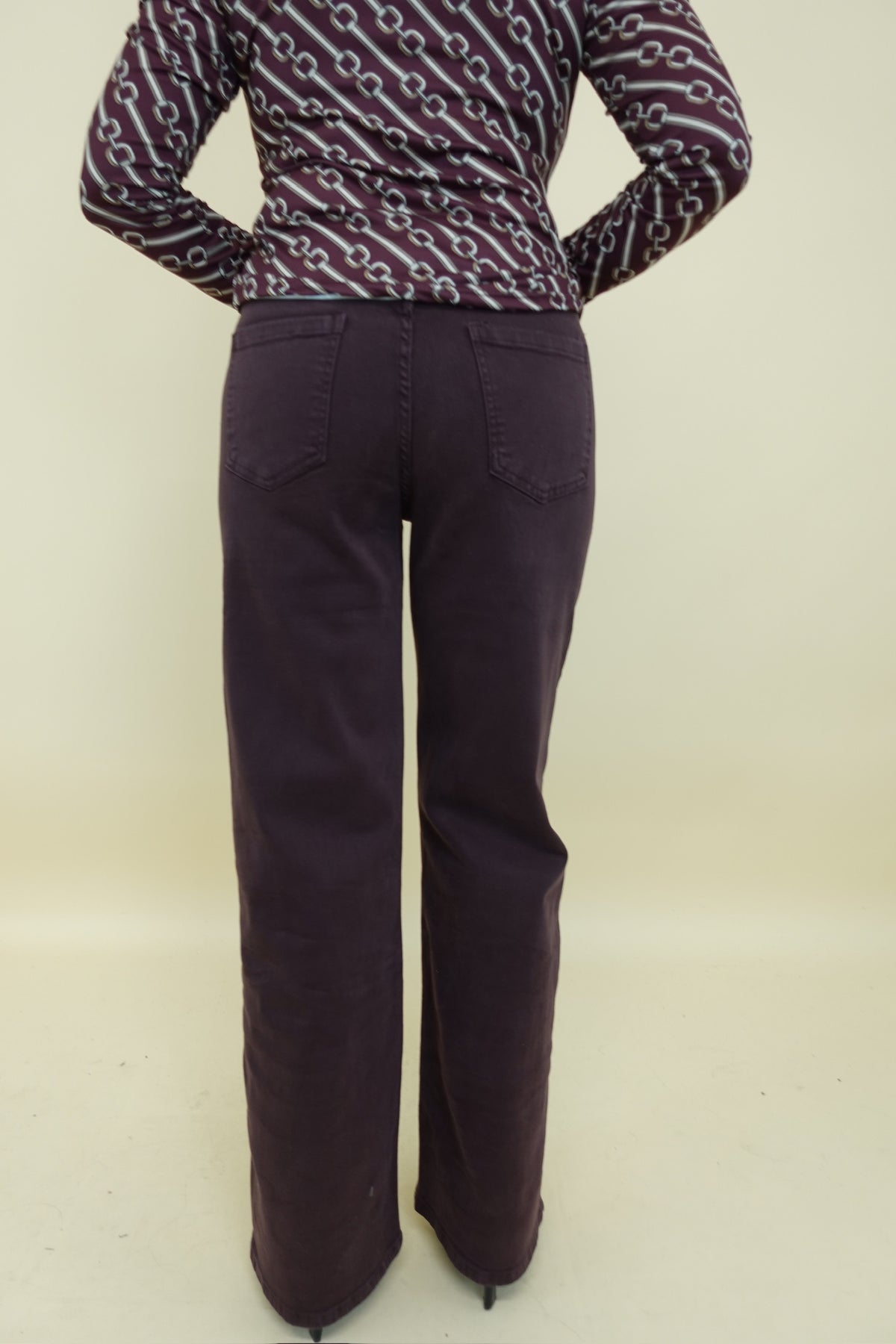Jeans Palazzo Autumn Bordeaux