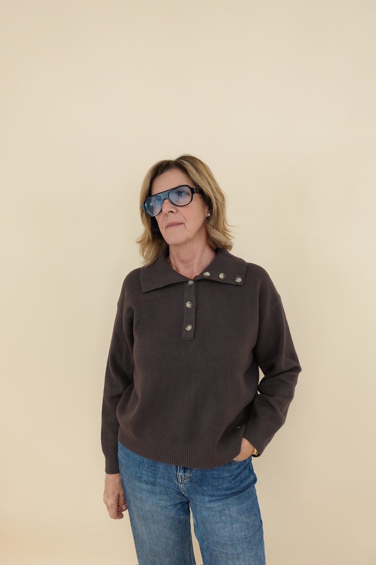 Maglione Anna Marrone