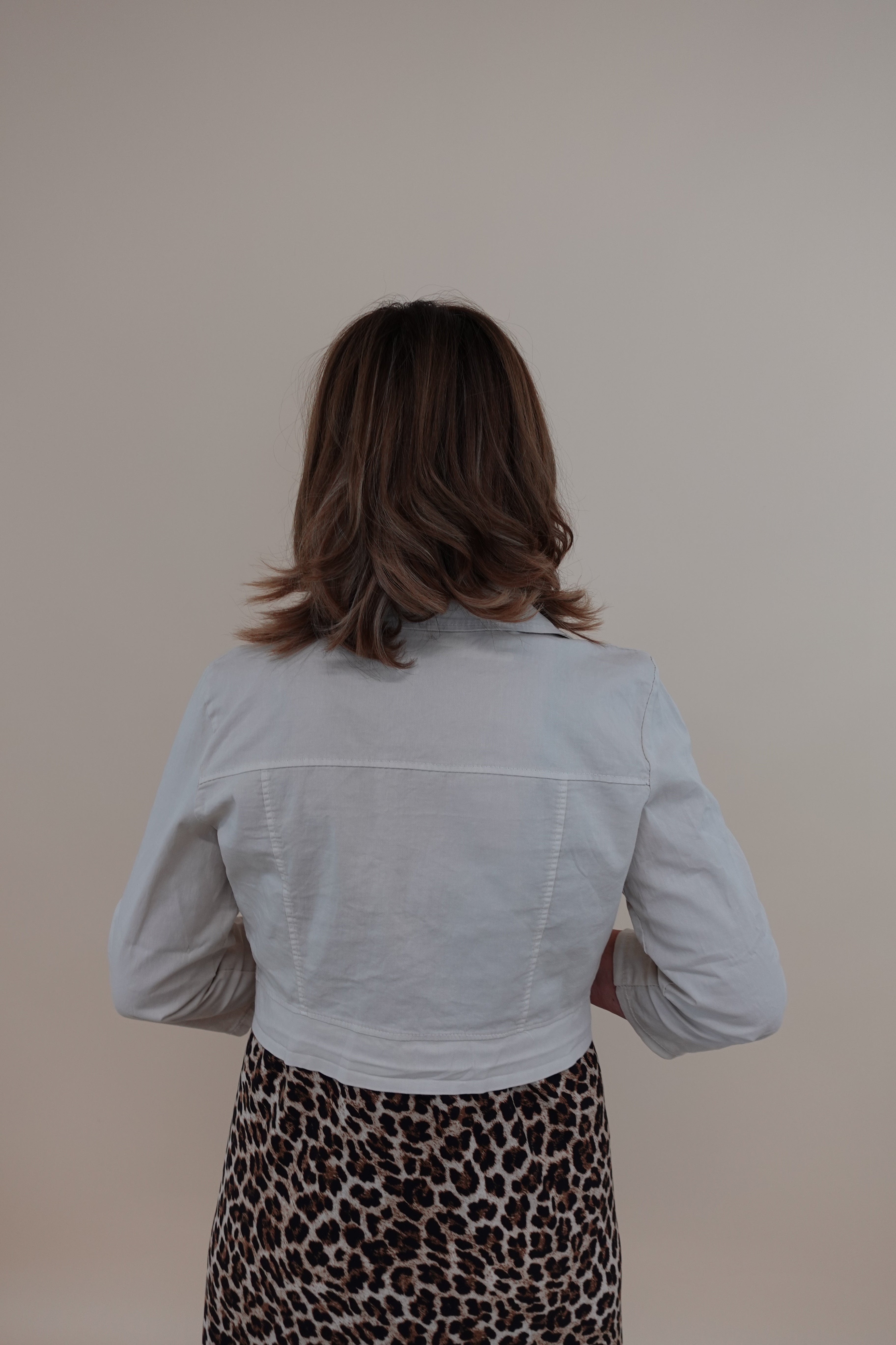 Giacca Crop Beige