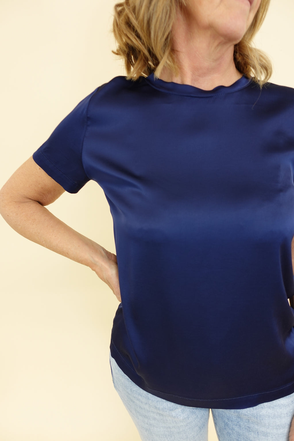 Maglia Satin Blu