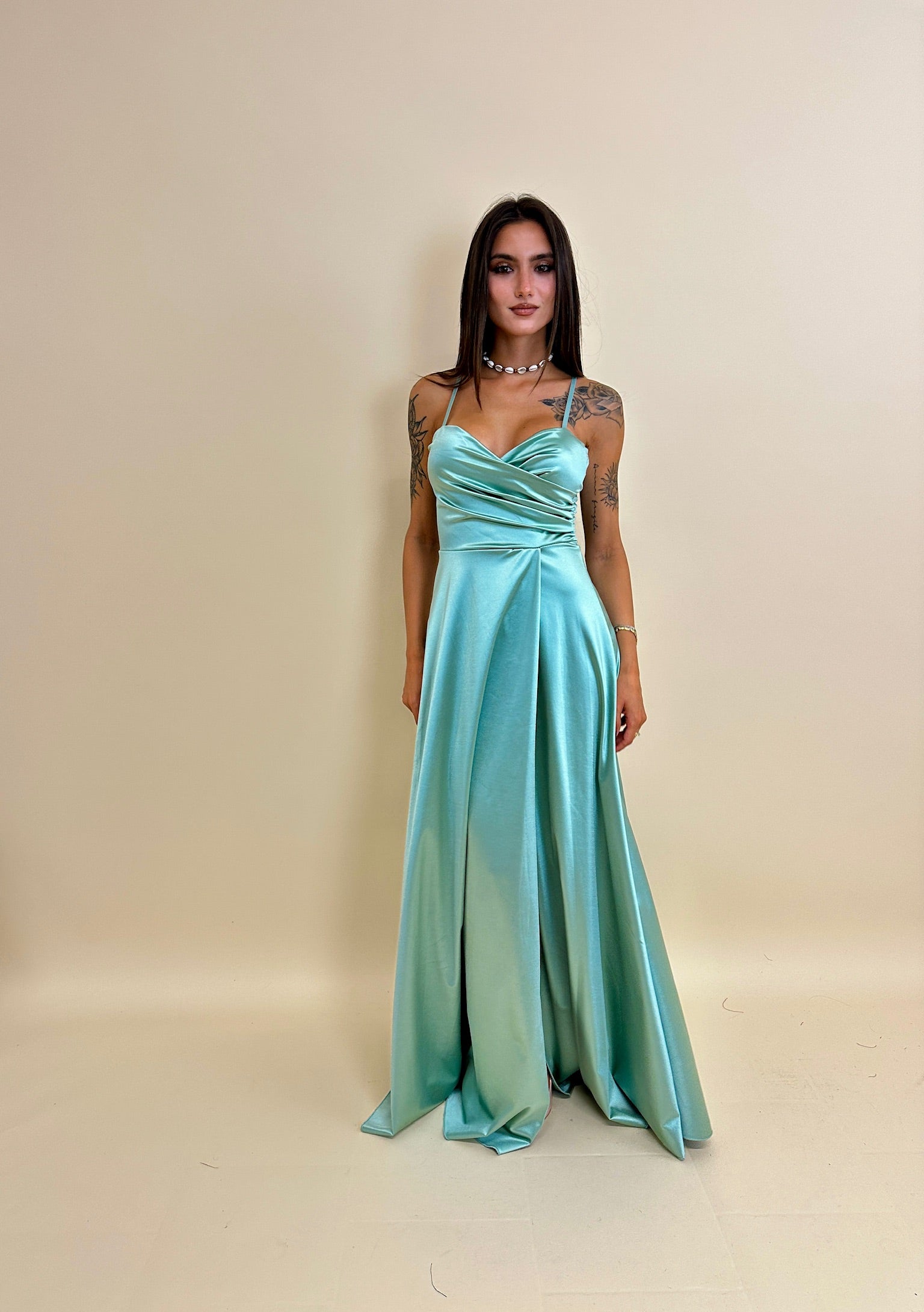 Abito Silvia Verde Acqua