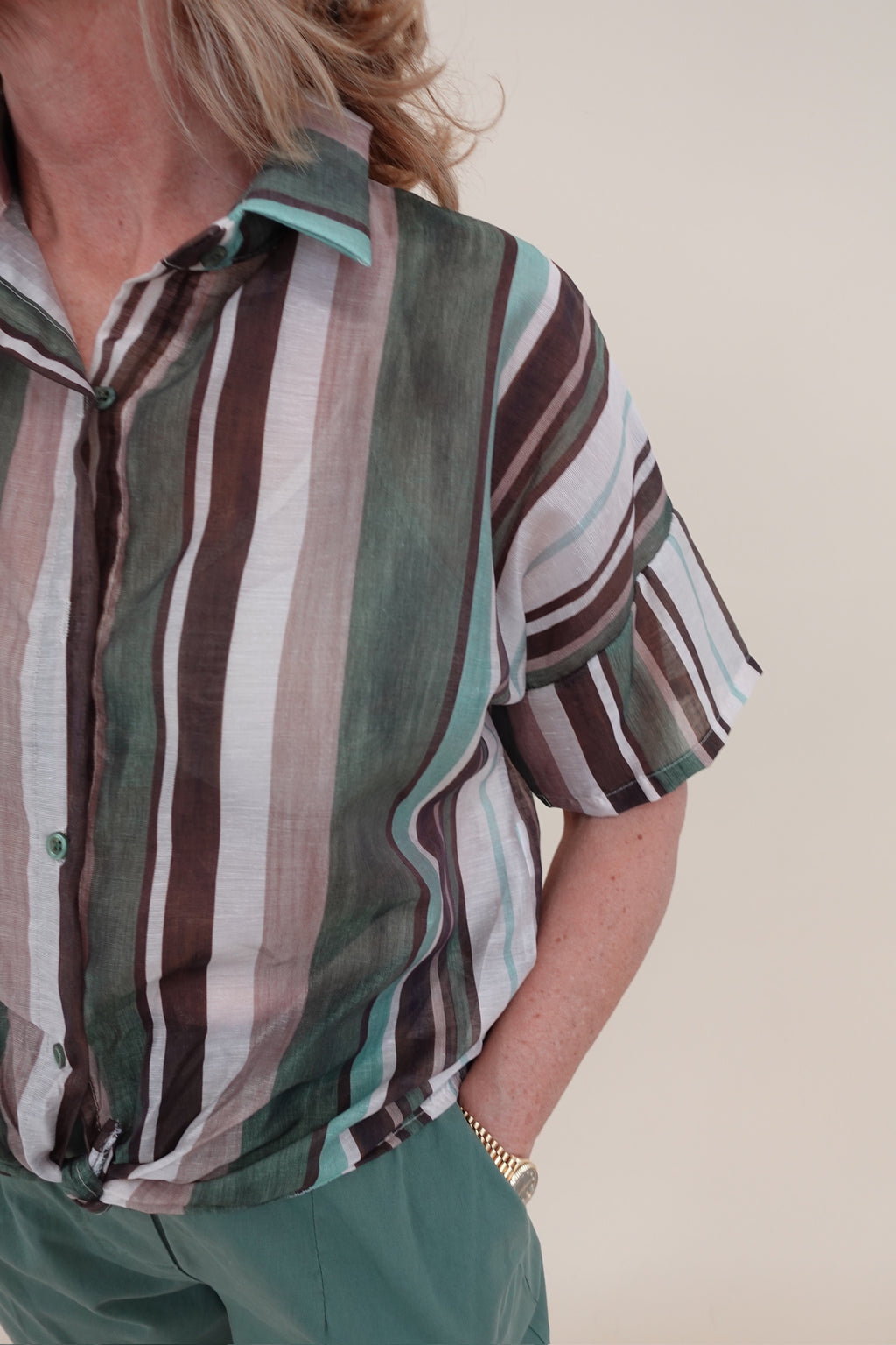 Camicia Vintage Verde