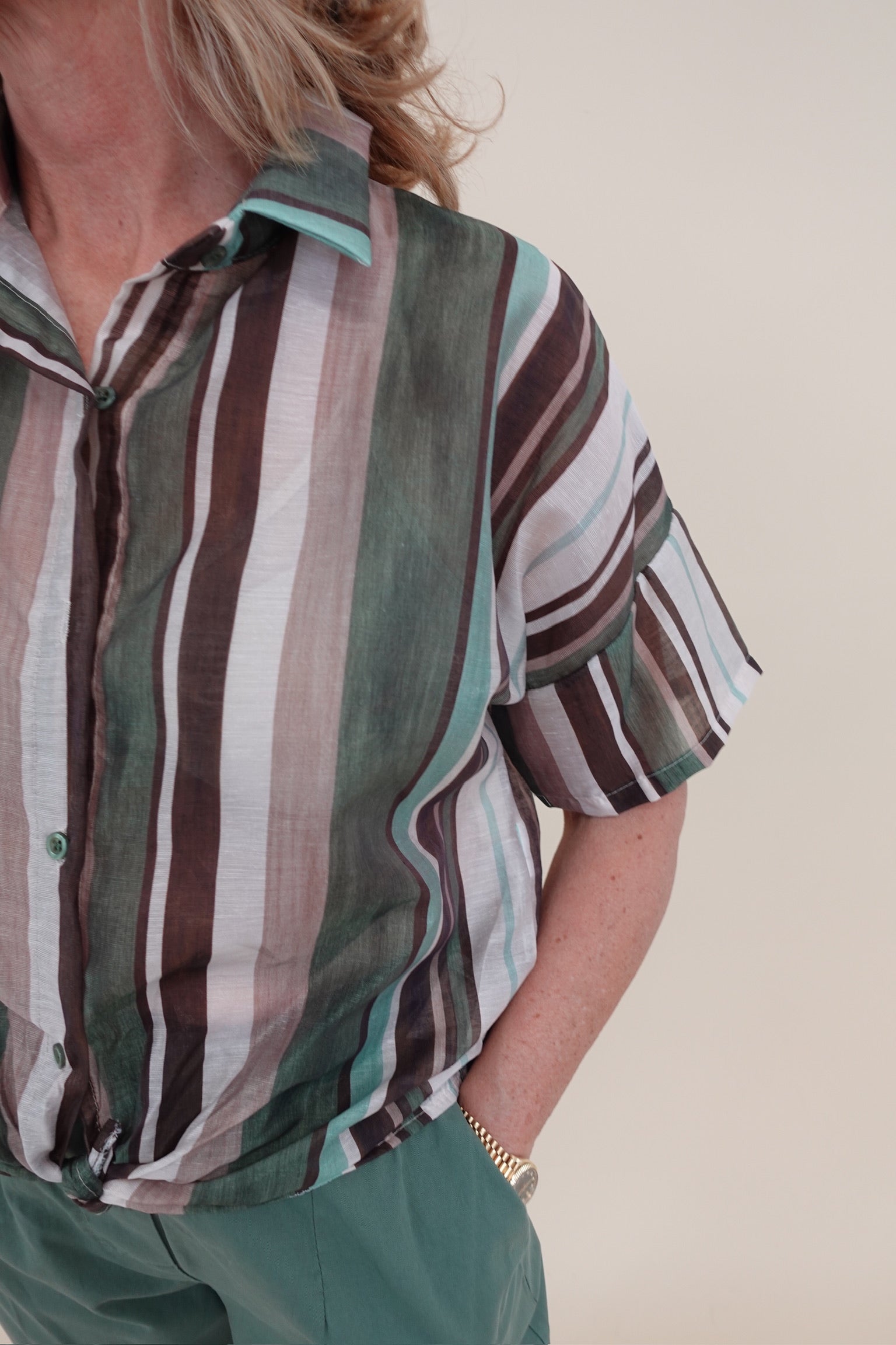 Camicia Vintage Verde