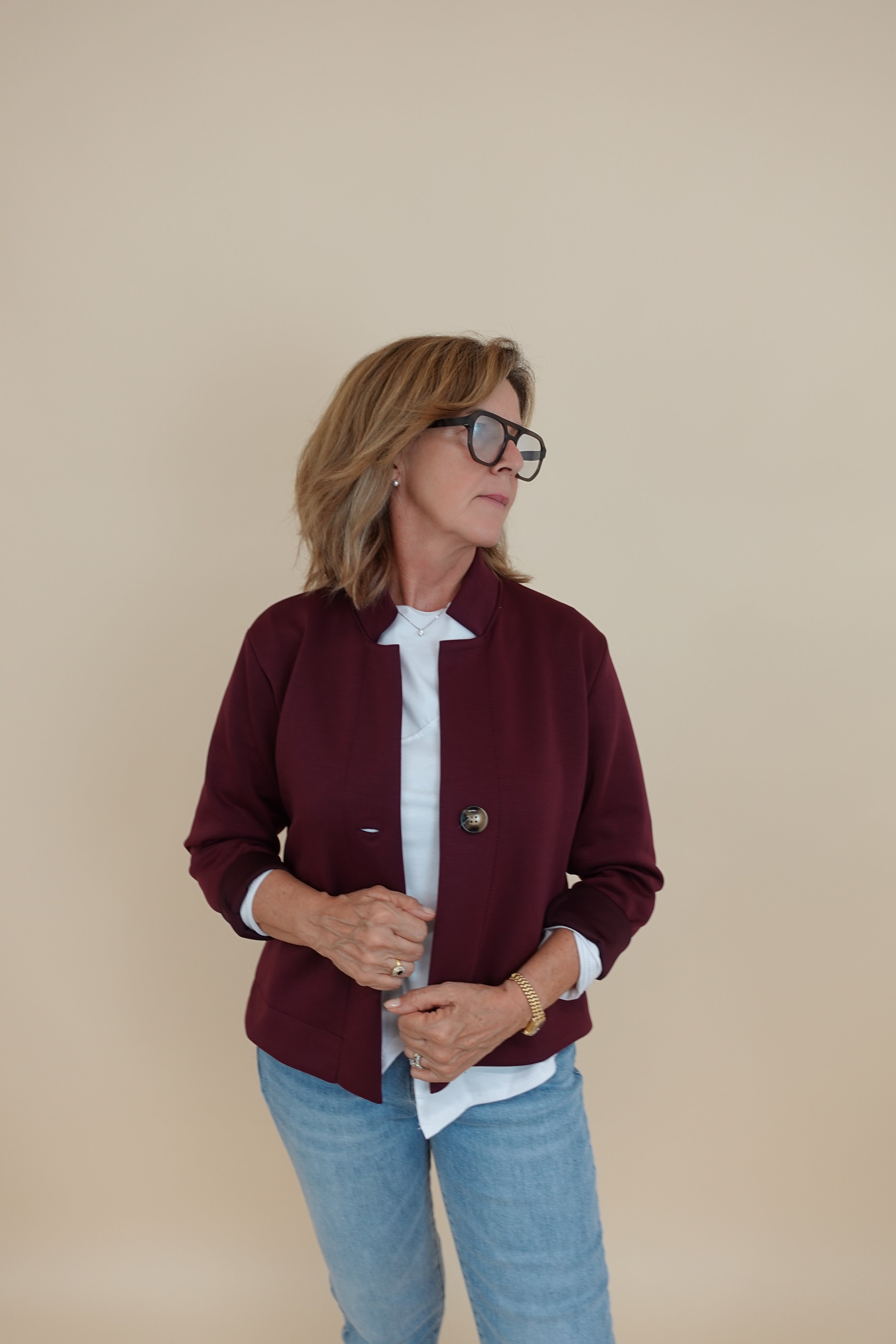 Giacca eleonora Bordeaux