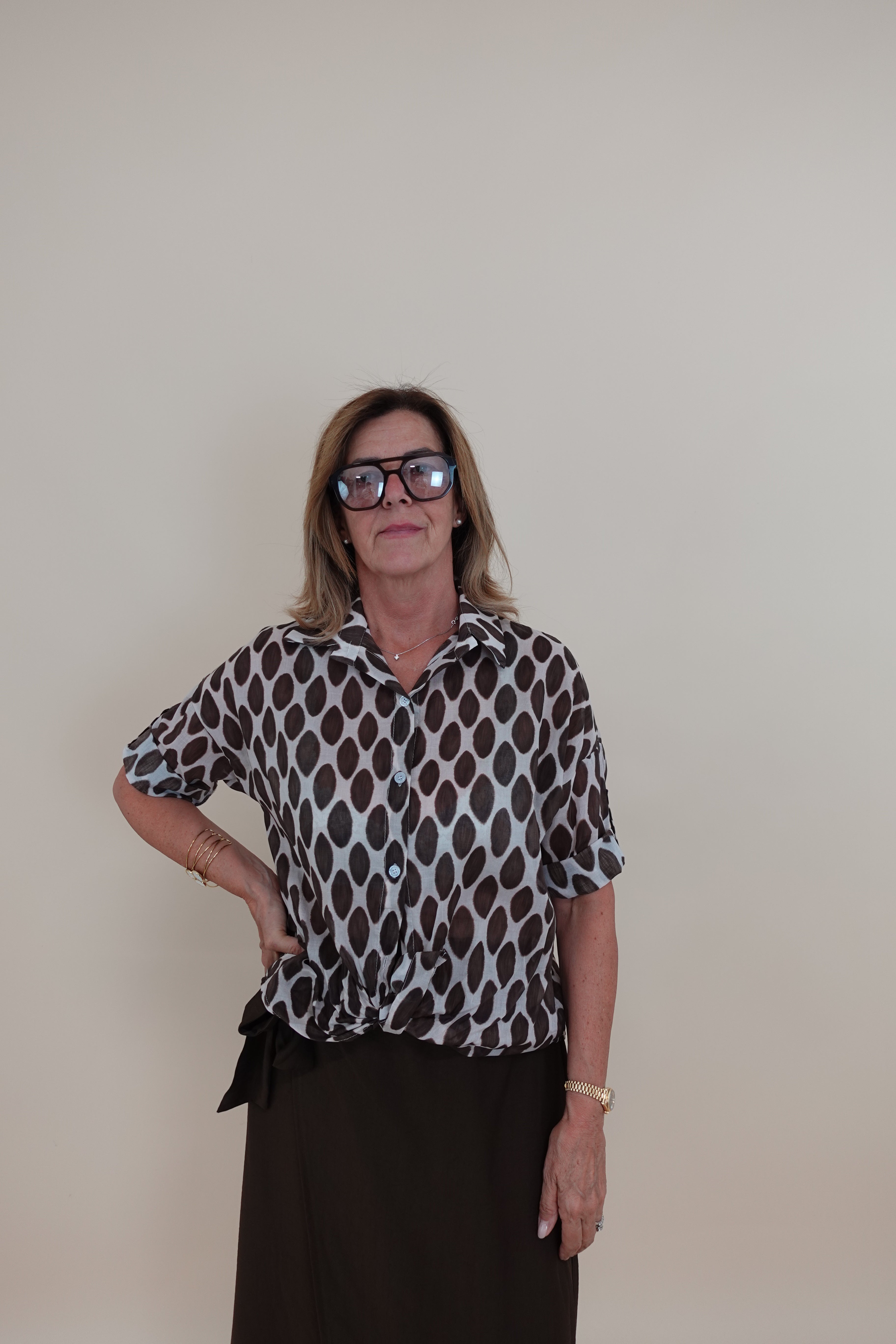 Camicia Annalisa Beige