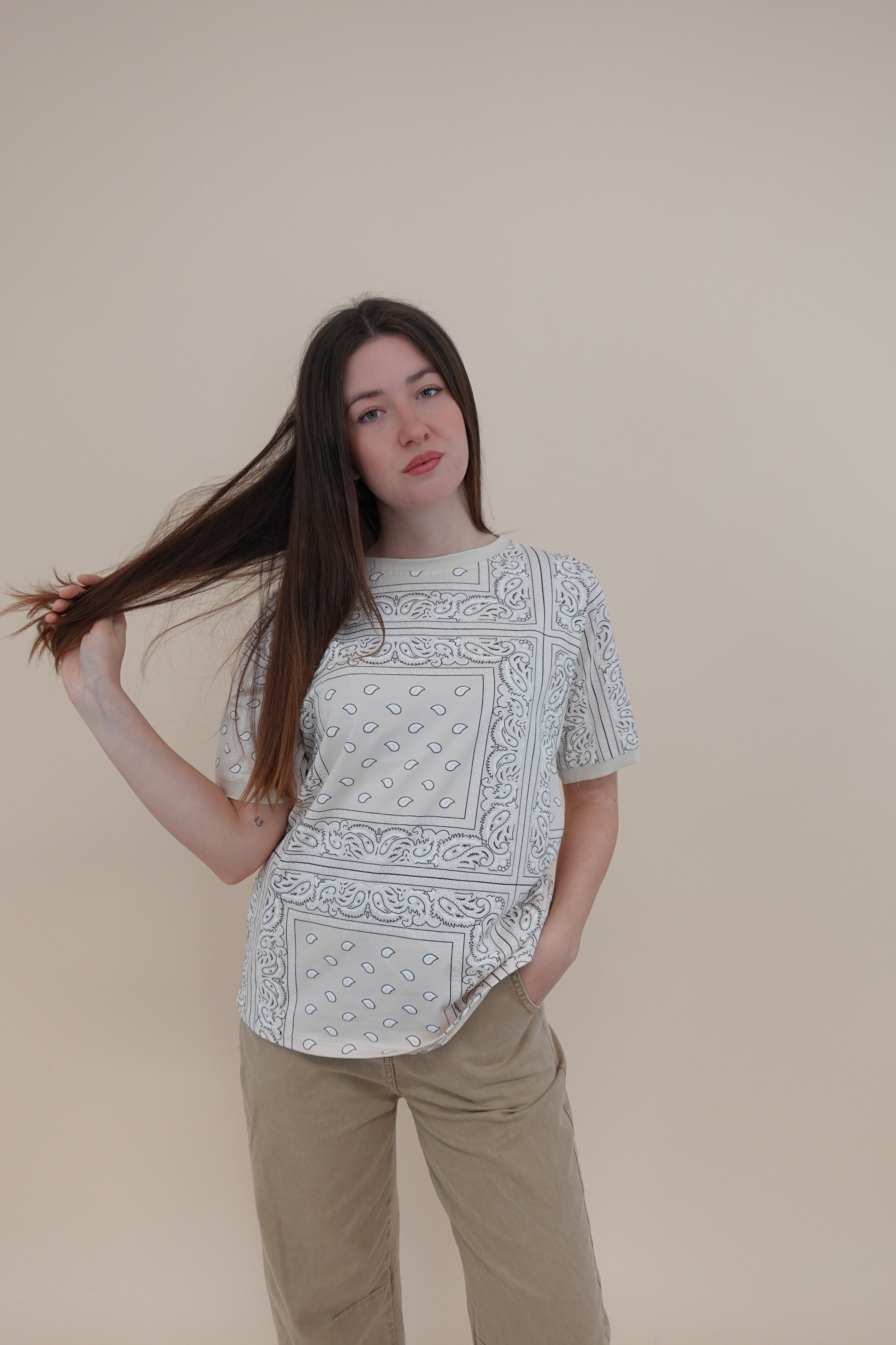 T-shirt Bandana Beige