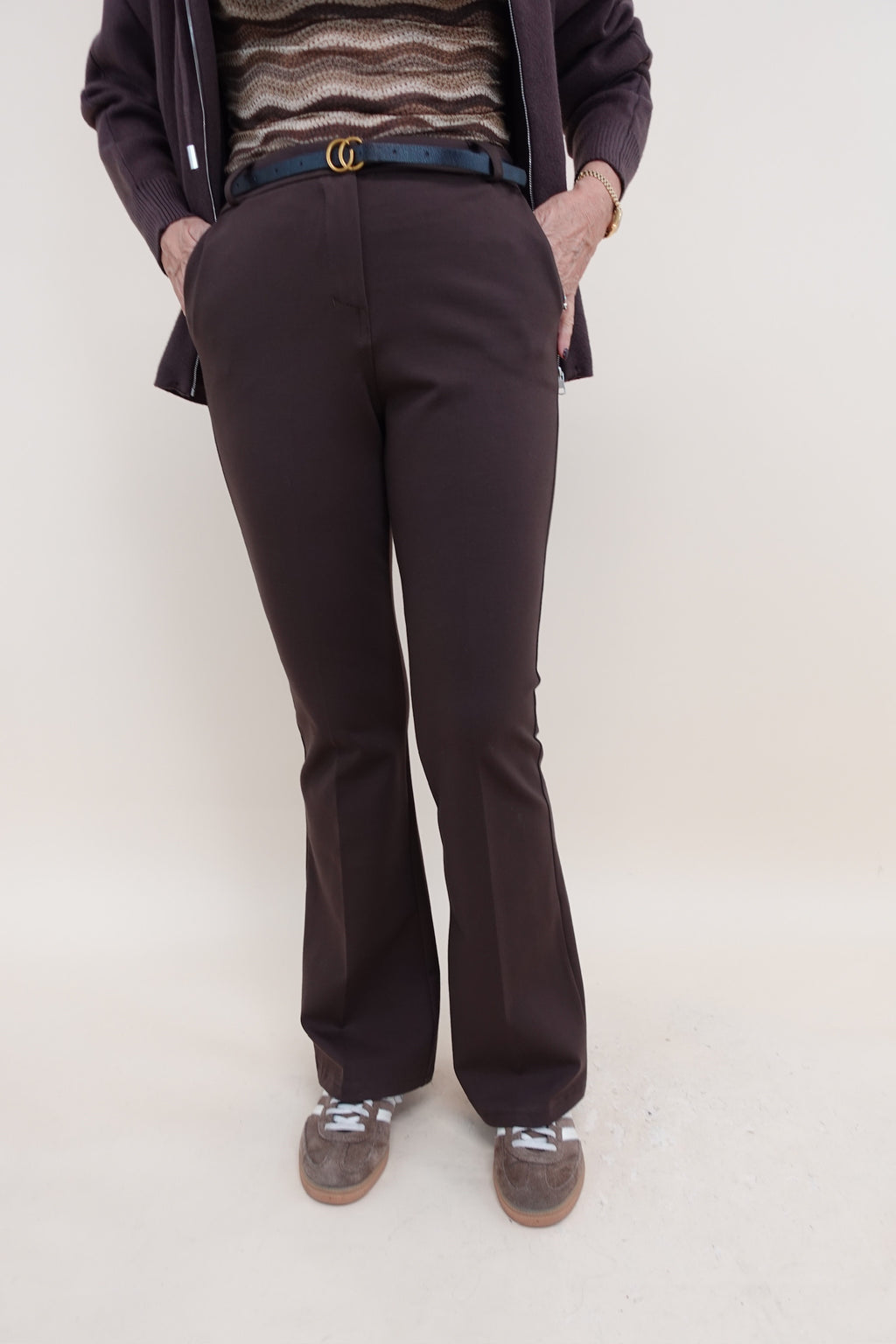 Pantalone Zampa Marrone