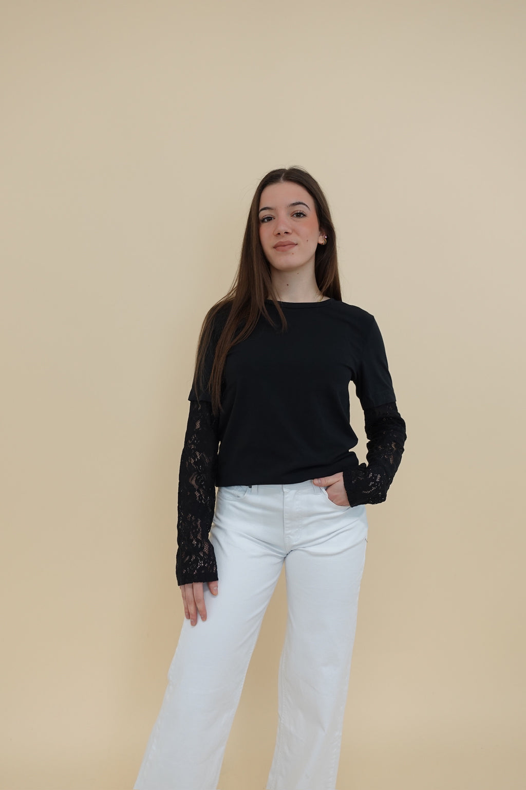 Maglia Pizzo New Nero