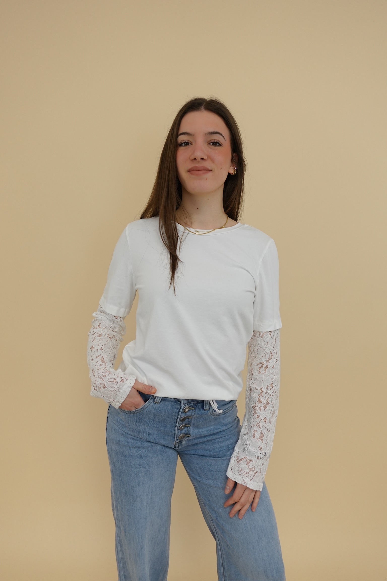 Maglia Pizzo New Bianco