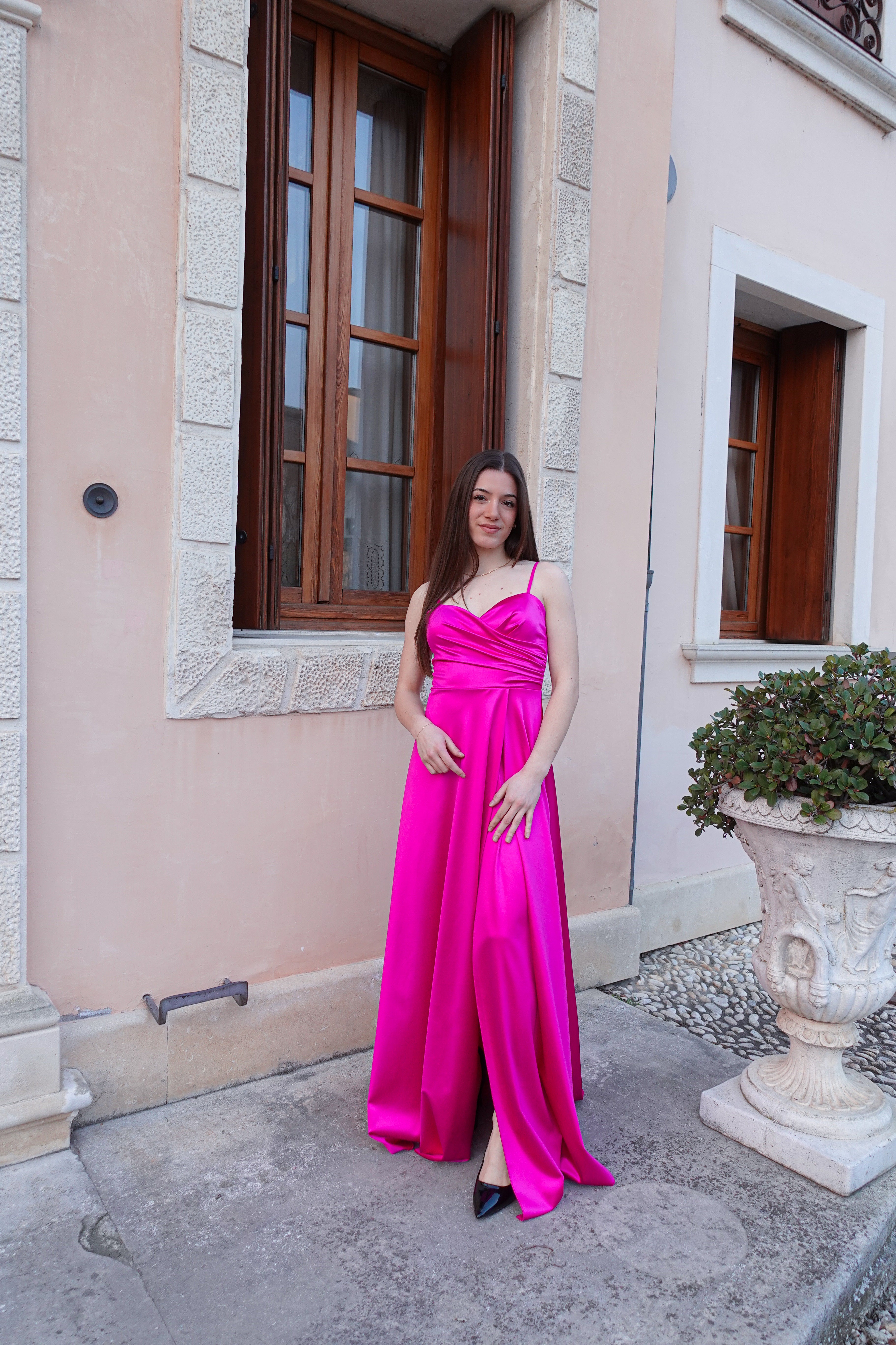 Abito Silvia Fucsia