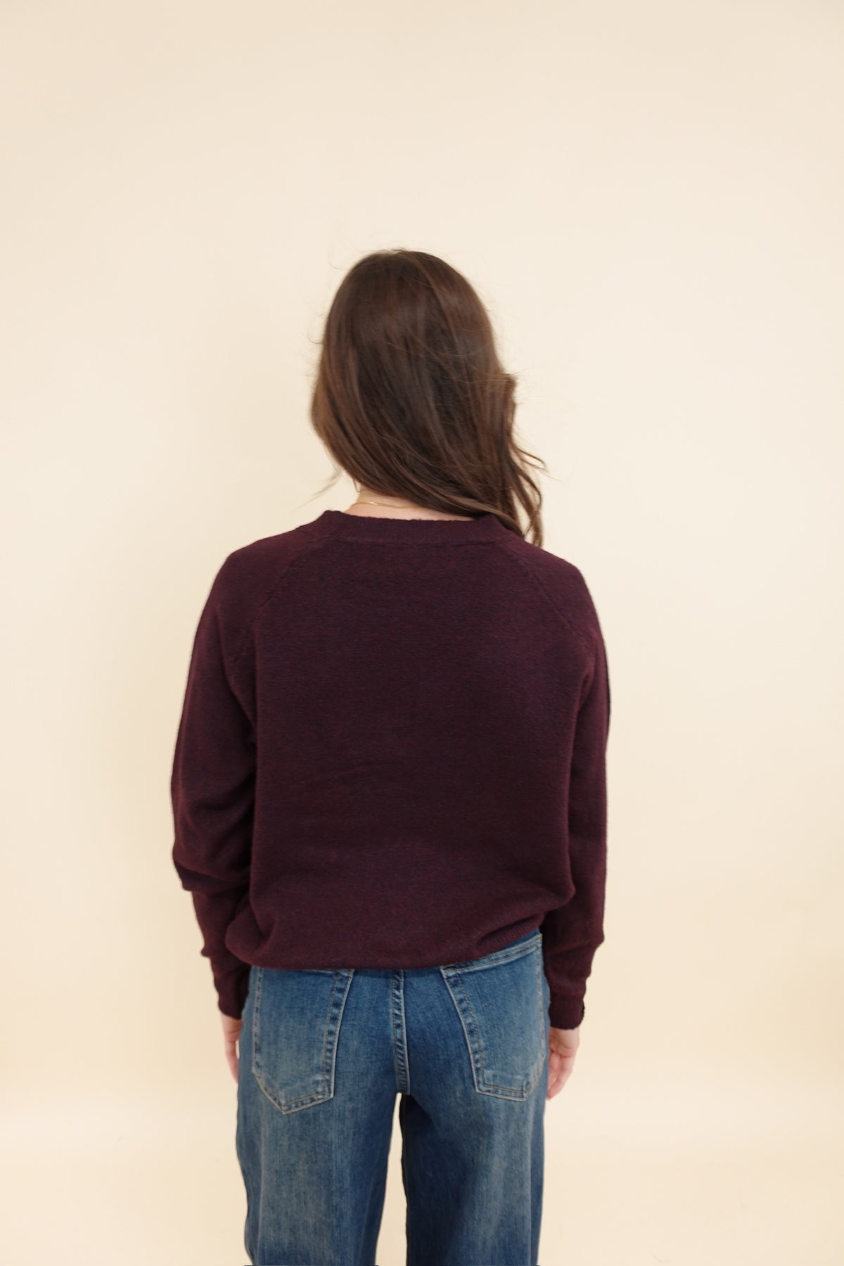 Maglione Mon Amour Bordeaux